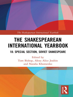 cover image of The Shakespearean International Yearbook 18